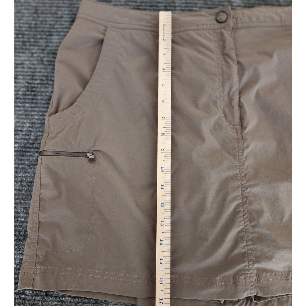 L.L. Bean Women's Size 18 Ash Brown Water-Repellent Comfort Trail Skort - Picture 13 of 13